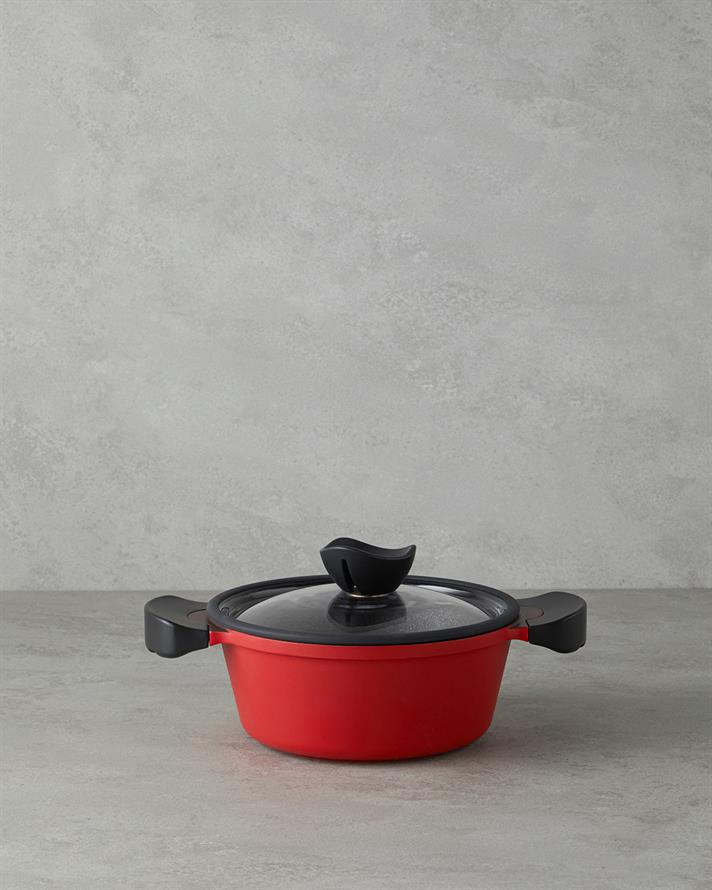 Prime Red Love Cast Iron Rice Casserole Red