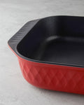 Prime Red Love Cast Iron Baking Pan 30 cm Red