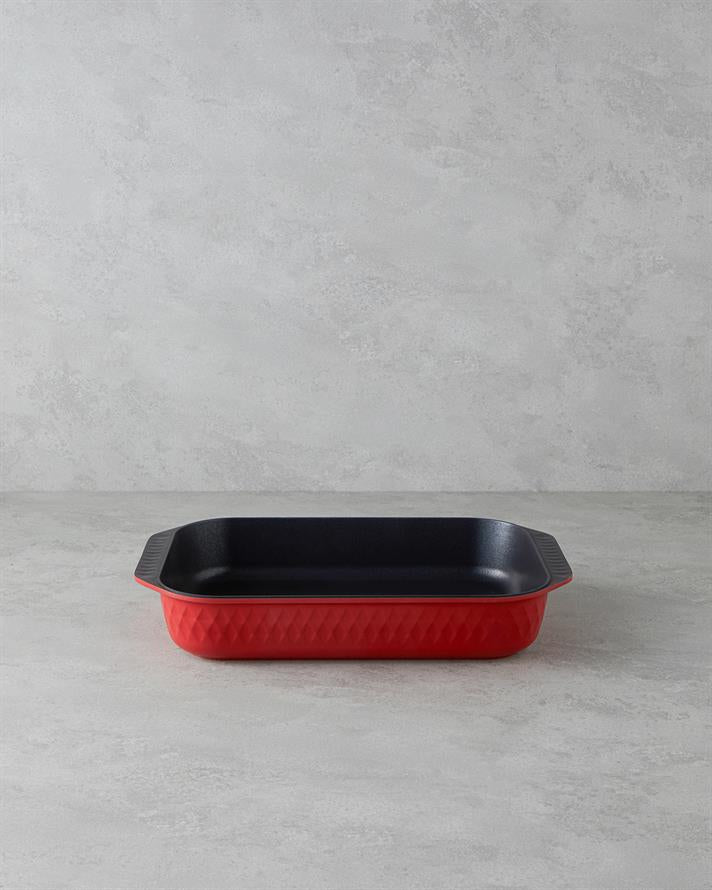 Prime Red Love Cast Iron Baking Pan 30 cm Red