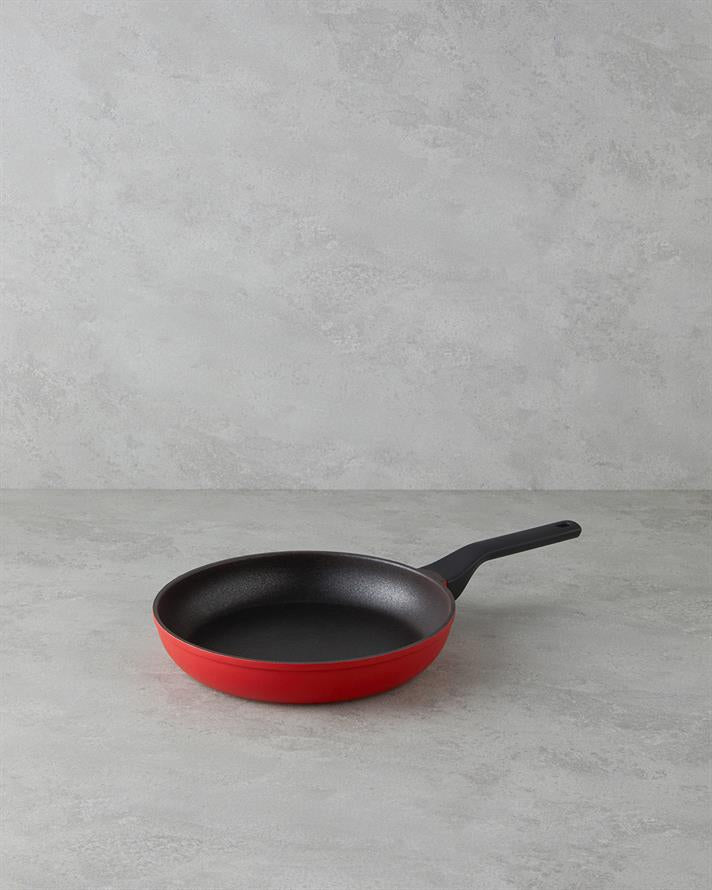 Prime Red Love Aluminum Cast Iron Frying Pan 26 cm Red