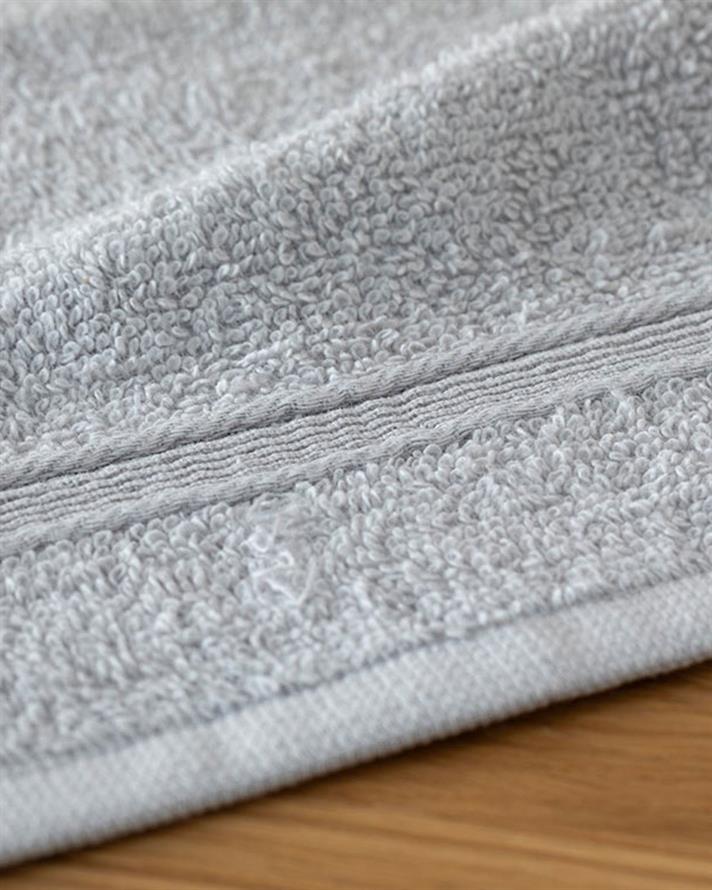 Pure Basic Cotton Hand Towel 30x30 cm Grey