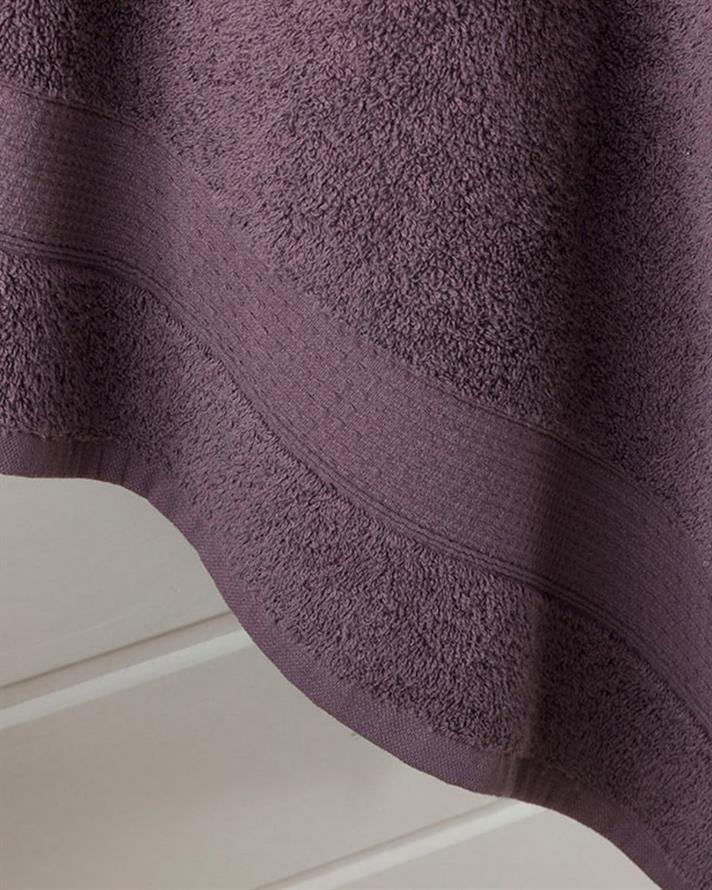 Pure Basic Cotton Bath Towel Dark Purple