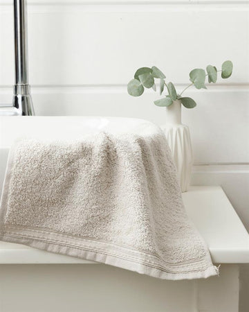 Pure Basic Cotton Hand Towel 30x30 cm Beige