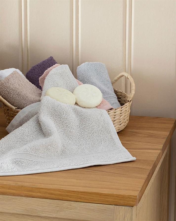 Pure Basic Cotton Hand Towel 30x30 cm Beige