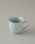 Pure Flower Porcelain Mug Light Blue