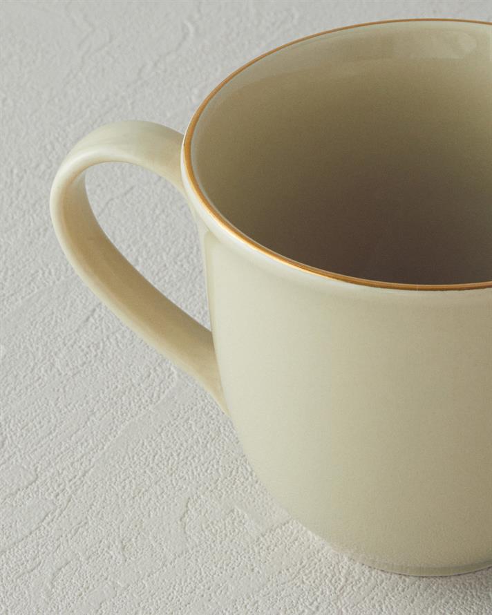 Pure Flower Porcelain Mug Mold Green