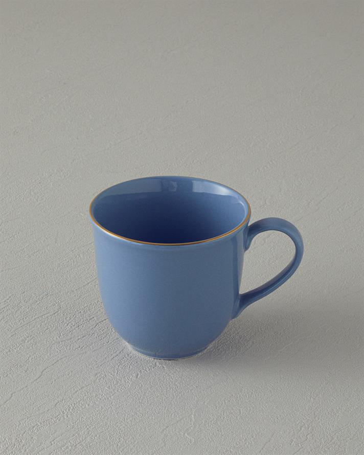 Pure Flower Porcelain Mug Blue