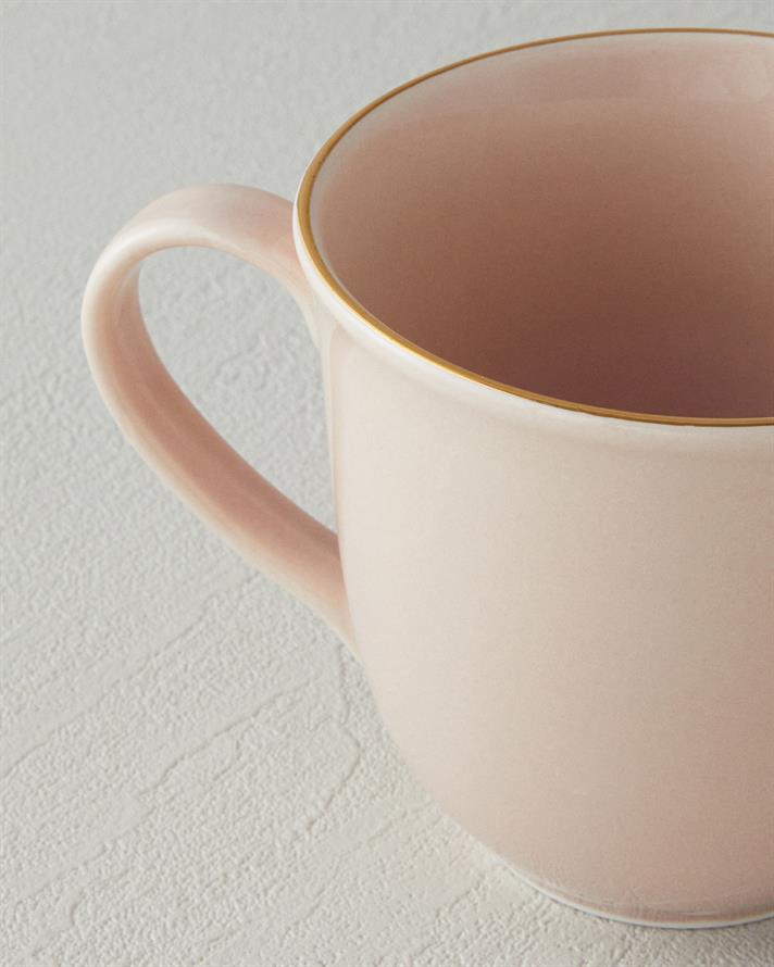 Pure Flower Porcelain Mug Powder