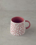 Purler Ceramic Mug Fuchsia