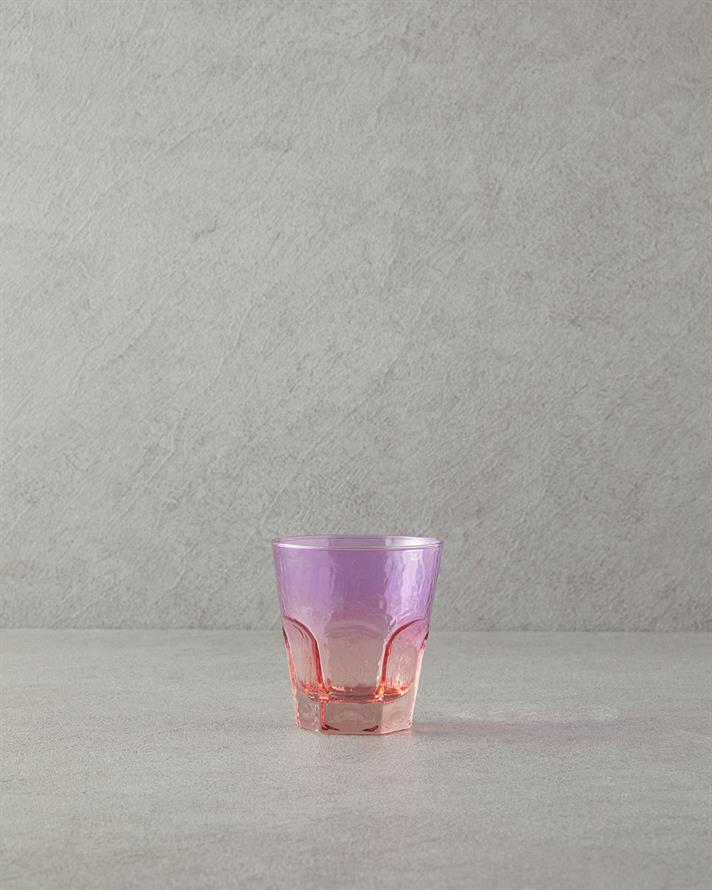 Ramona Glass 3-Piece Cup Pink - Orange