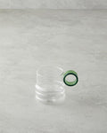 Ring Borosilicate Glass Mug Green