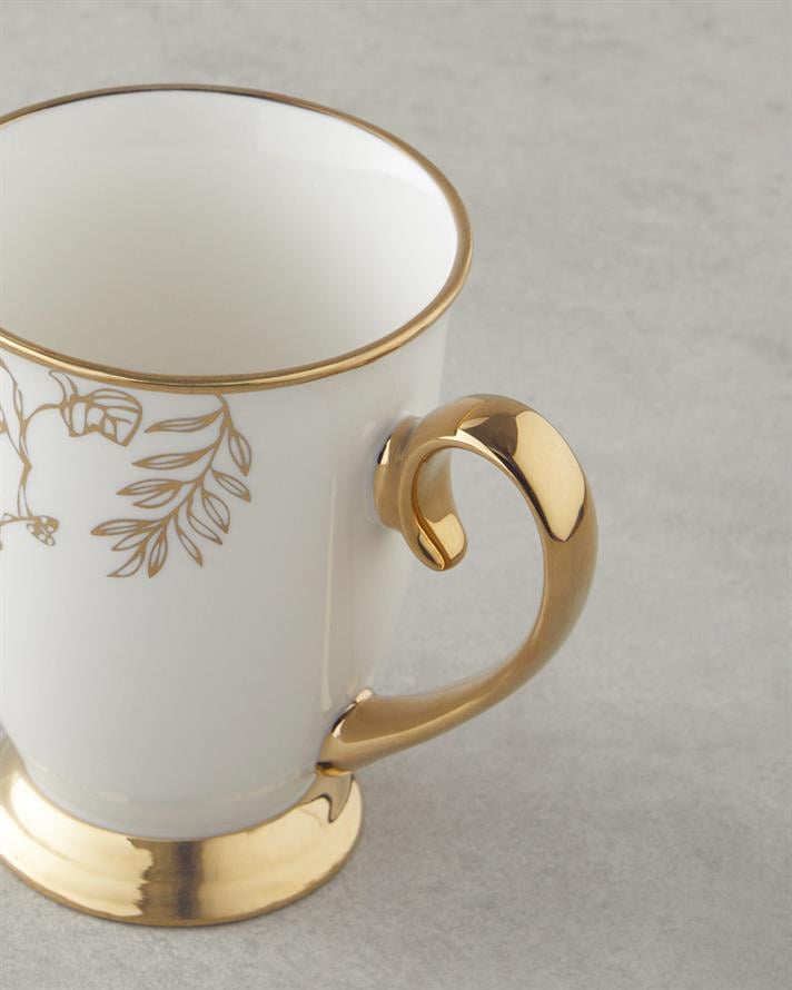 Royal Fall New Bone China Mug 290 ml Gold