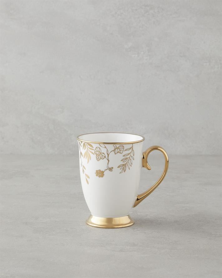 Royal Fall New Bone China Mug 290 ml Gold