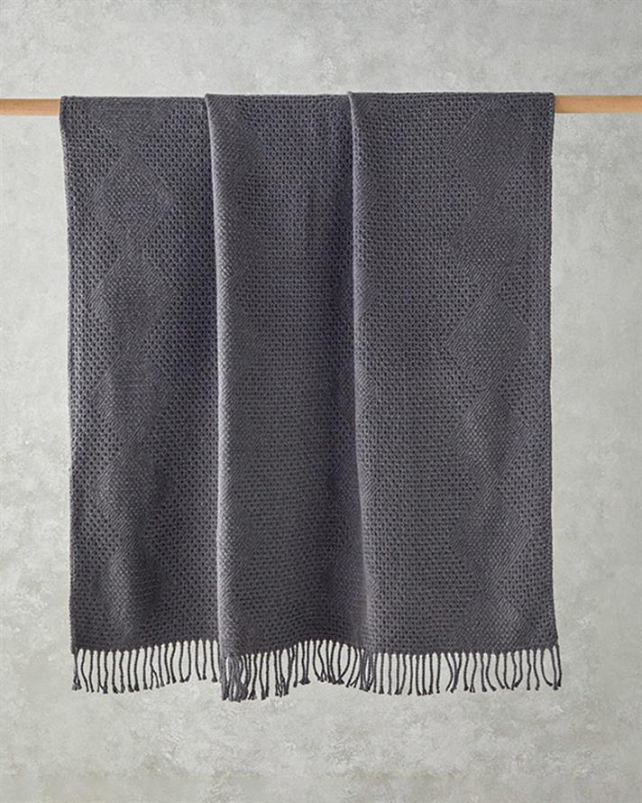 Saige Scotch Tv Blanket Anthracite