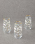 Sakura Dream 3 Pcs Glass Cup Transparent