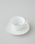 Sakura New Bone China 4 Piece 2 Seater Coffee Cup Set Gold