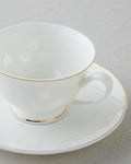 Sakura New Bone China 4 Piece 2 Seater Coffee Cup Set Gold