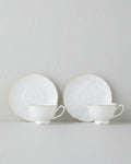 Sakura New Bone China 4 Piece 2 Seater Coffee Cup Set Gold