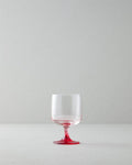 Sare 3-Piece Glass Goblet Red