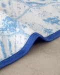 Sea Shell Cotton Face Towel 50x80 cm Blue