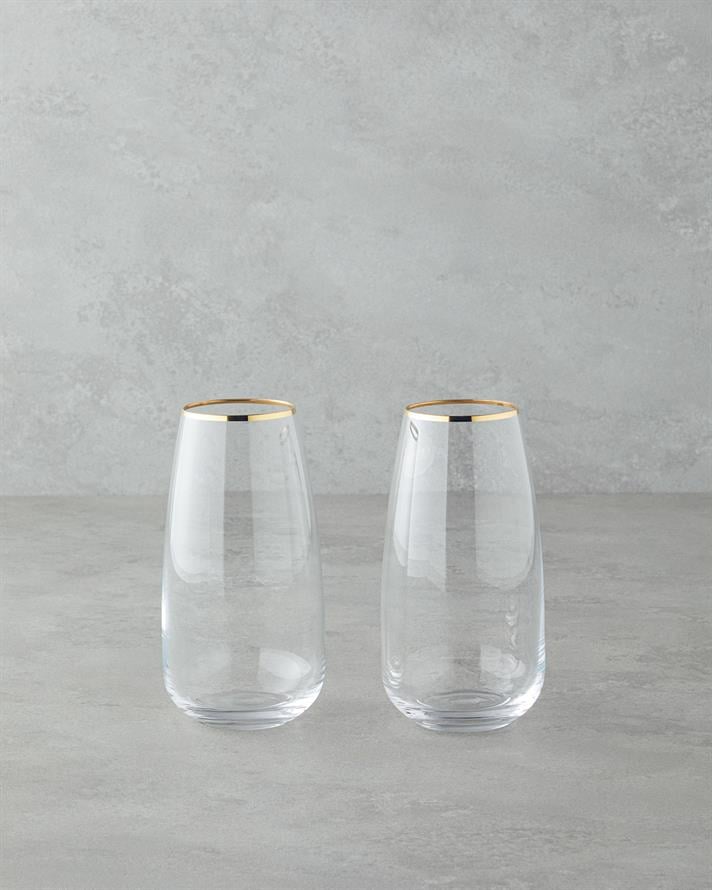 Serenity Crystal 2-Piece Cup Gold