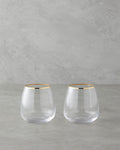 Serenity Crystal 2-Piece Cup Gold