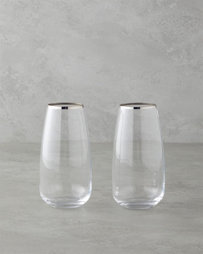 Serenity Crystalline 2-Piece Cup Silver