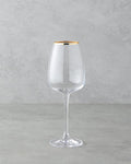 Serenity Crystal Goblet of 2 440 ml Gold