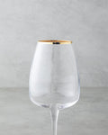 Serenity Crystal Goblet of 2 440 ml Gold