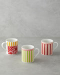 Seris Bone Porcelain Mug 290 ml Pink - Yellow