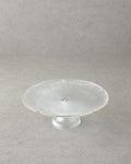 Siana Glass Cake Stand 28 cm Gold