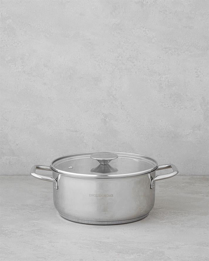 Siena Stainless Steel Deep Cookware Silver