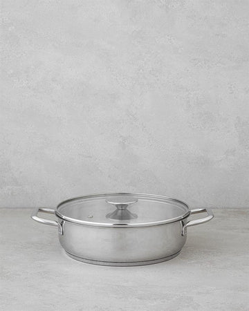 Siena Stainless Steel Deep Cookware Silver