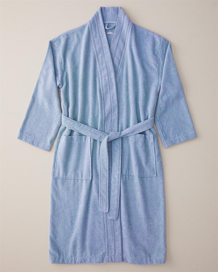 Soft 100% Cotton Bathrobe Dark Beige