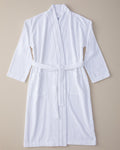 Soft 100% Cotton Bathrobe White