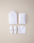 Soft 100% Cotton Bathrobe White