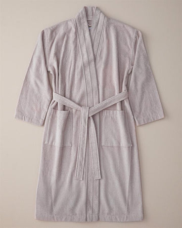 Soft 100% Cotton Bathrobe Dark Beige