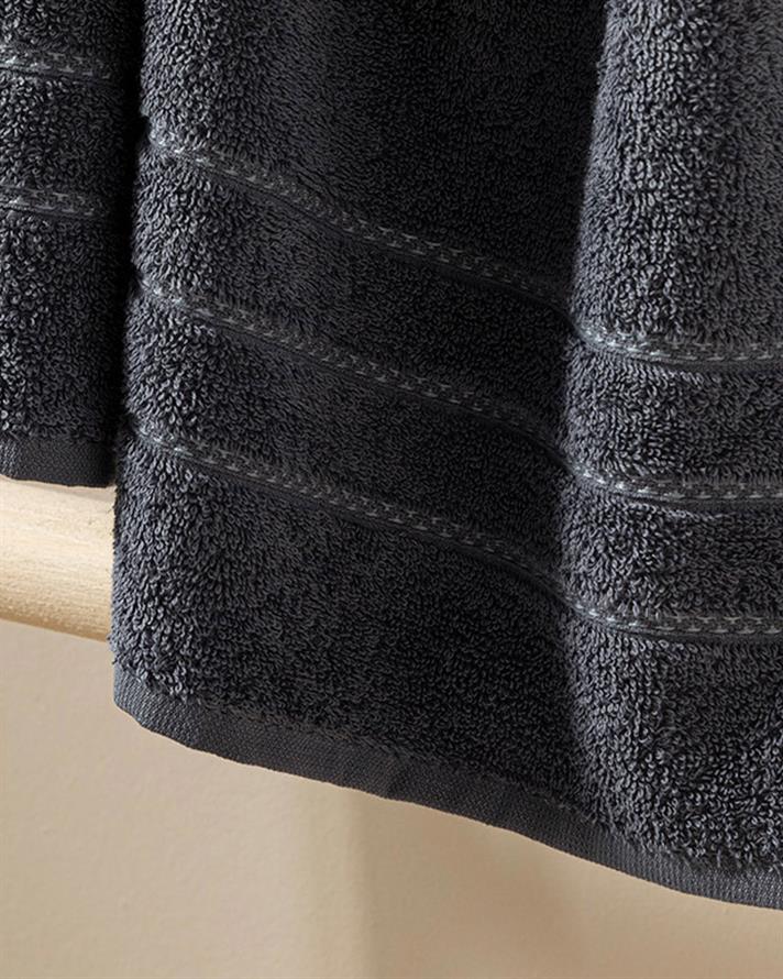 Soft Cotton Bath Towel Anthracite