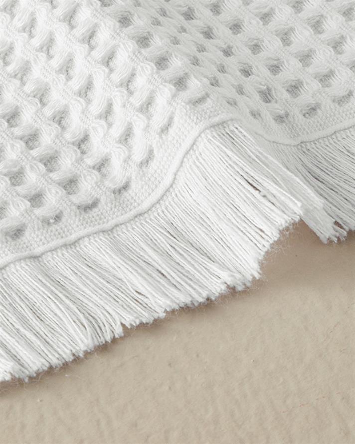 Sofia Cotton Waffle Bath Towel 70x140 cm Ecru