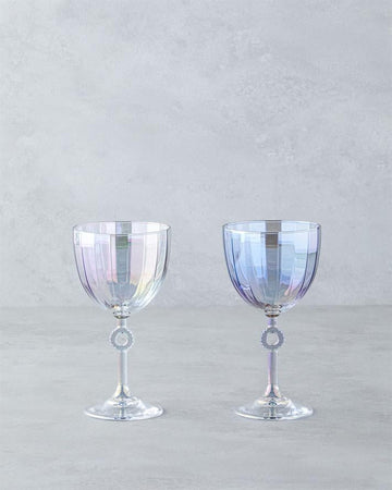 Spectral Glass 2 pcs Chalice Colored