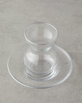 Stellar Glass 12 Pieces 6 Person Tea Set 140 ml Silver