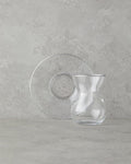 Stellar Glass 12 Pieces 6 Person Tea Set 140 ml Silver