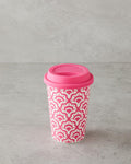 Sunrose Ceramic Silicone Lid Mug Pink