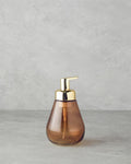 Swita Glass Bathroom Liquid Soap Dispenser Amber