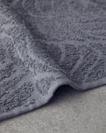 Sylvia Cotton Jacquard Face Towel Set of 4 50x80 cm White-Light Grey-Blue-Anthracite