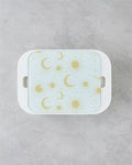 Talisman Galaxy Melamine 4-Pack Breakfast Box with Glass Lid 30x21 cm Gold