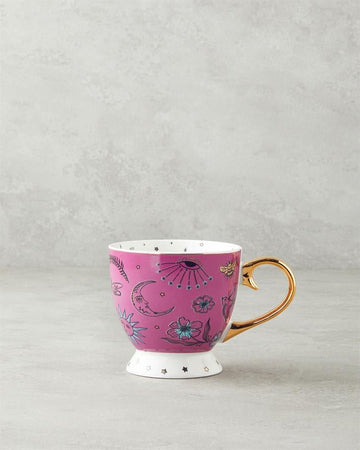 Talisman Magic New Bone China Christmas Mug 460 ml Pink
