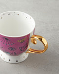 Talisman Magic New Bone China Christmas Mug 460 ml Pink