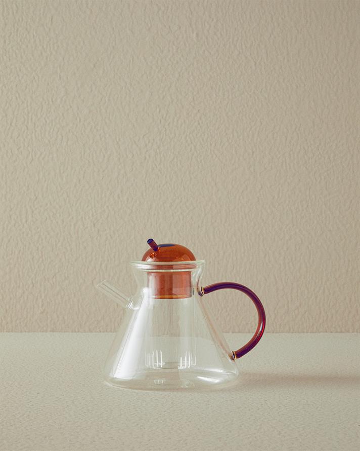 Tasty Borosilicate Teapot 520 ml Amber