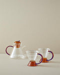 Tasty Borosilkat Glass 2 Piece Mug 190 ml Amber